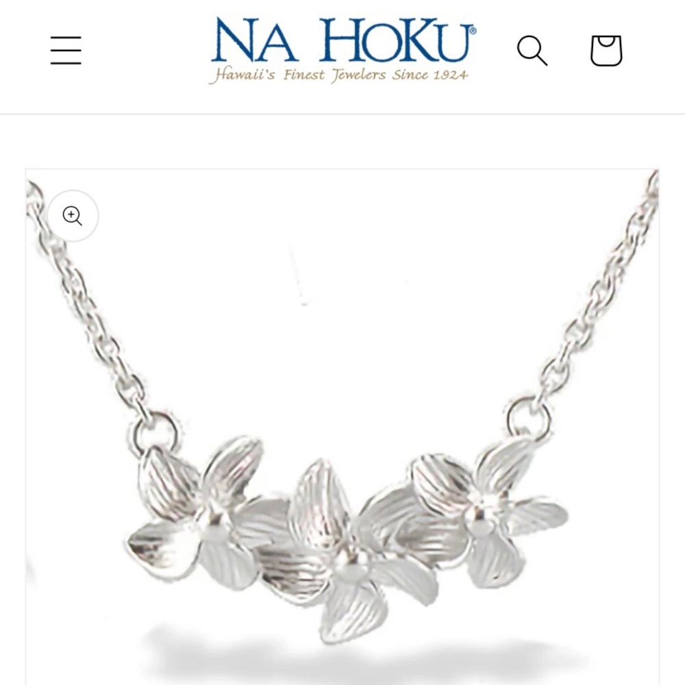 Na Hoku plumeria necklace